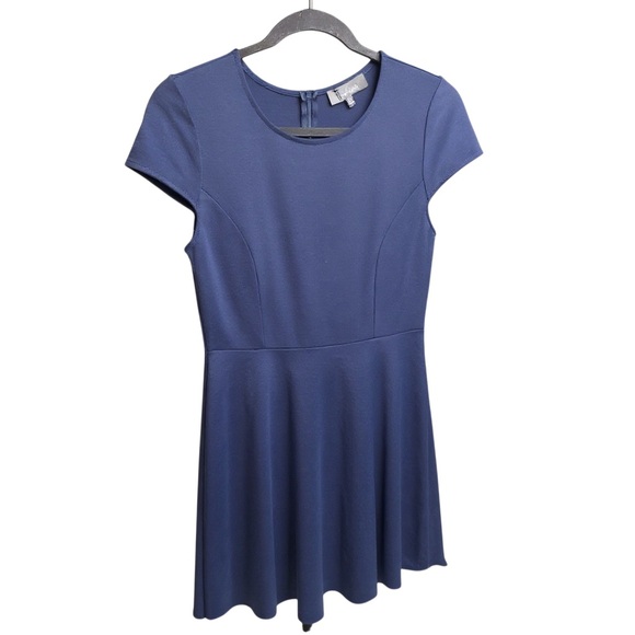 Lulus Dresses & Skirts - Lulu’s Womens Chic Indigo Navy Cap Sleeve Mini Dress, Size Med Officecore Casual